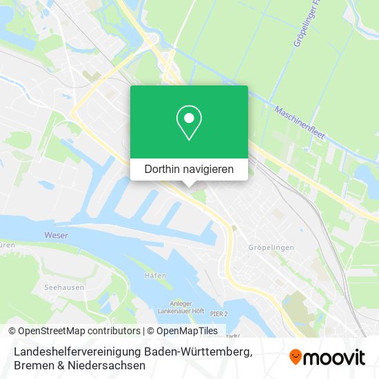 Landeshelfervereinigung Baden-Württemberg Karte