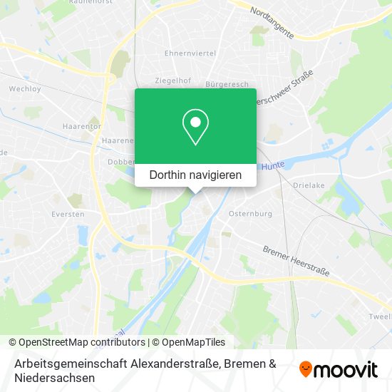 Arbeitsgemeinschaft Alexanderstraße Karte