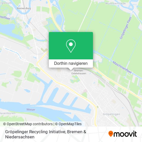 Gröpelinger Recycling Initiative Karte