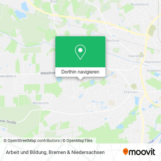 Arbeit und Bildung Karte