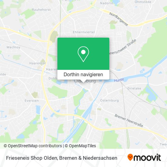 Frieseneis Shop Olden Karte