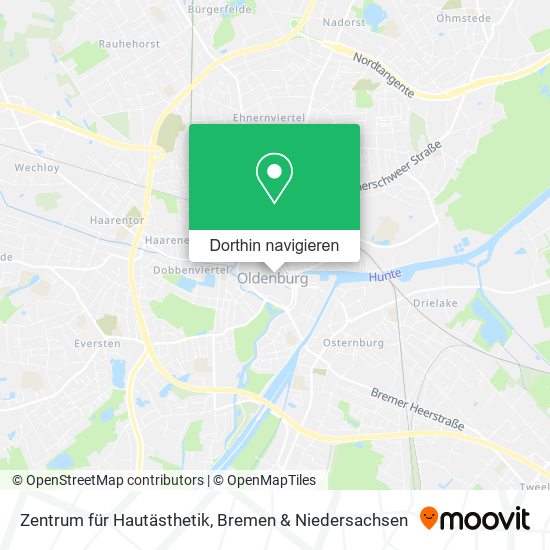 Zentrum für Hautästhetik Karte