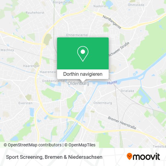 Sport Screening Karte