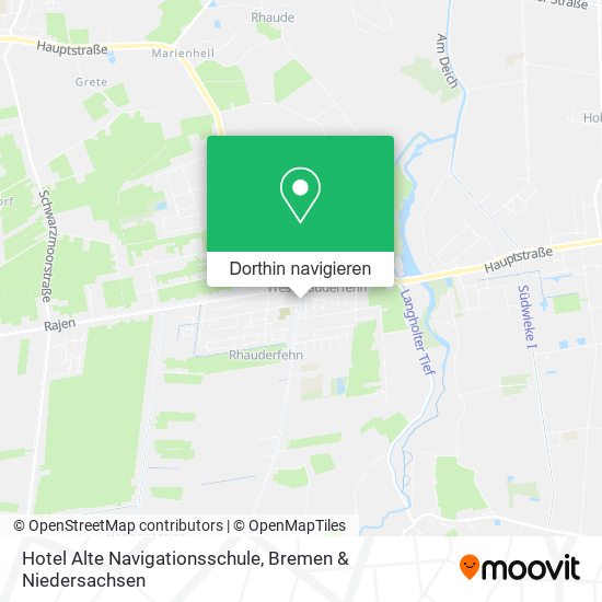 Hotel Alte Navigationsschule Karte