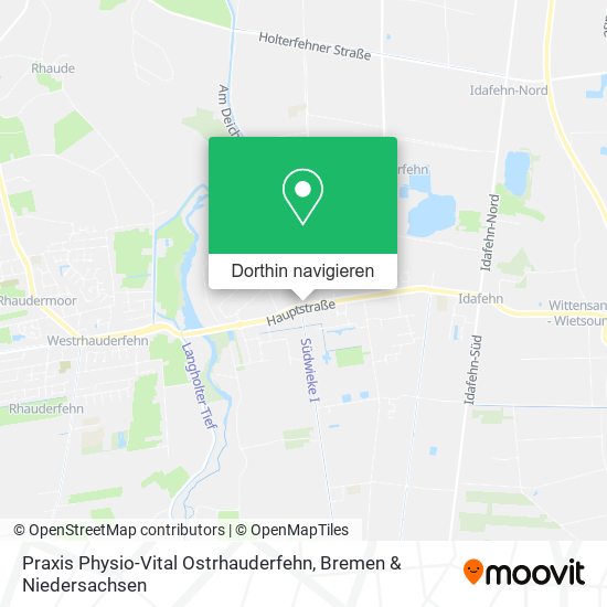Praxis Physio-Vital Ostrhauderfehn Karte
