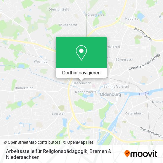 Arbeitsstelle für Religionspädagogik Karte
