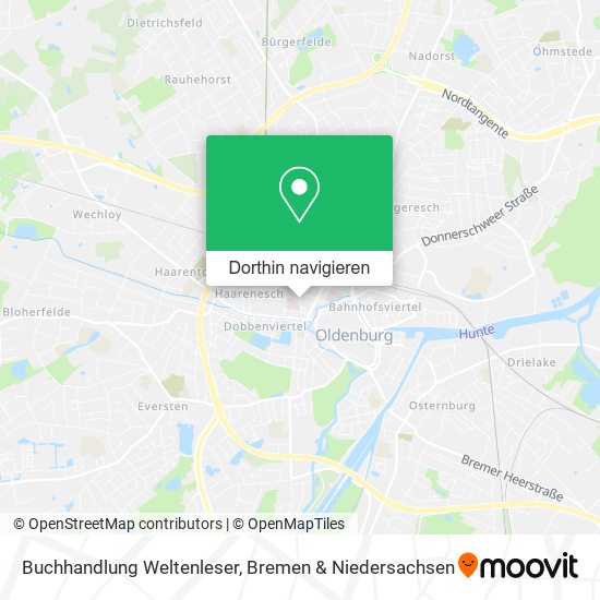 Buchhandlung Weltenleser Karte