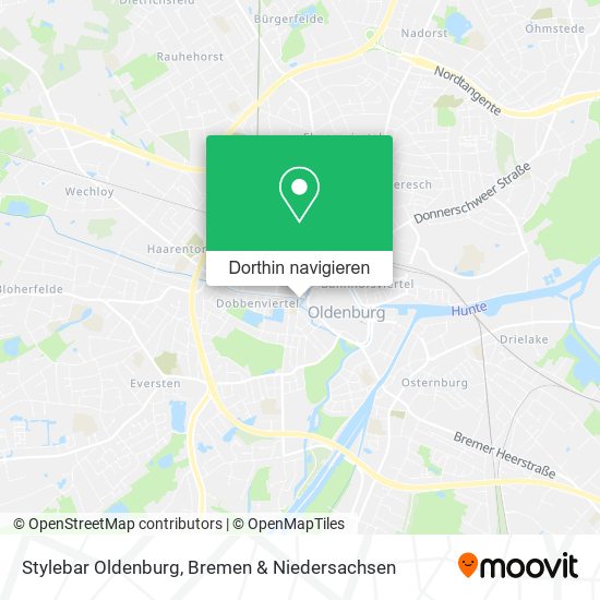 Stylebar Oldenburg Karte