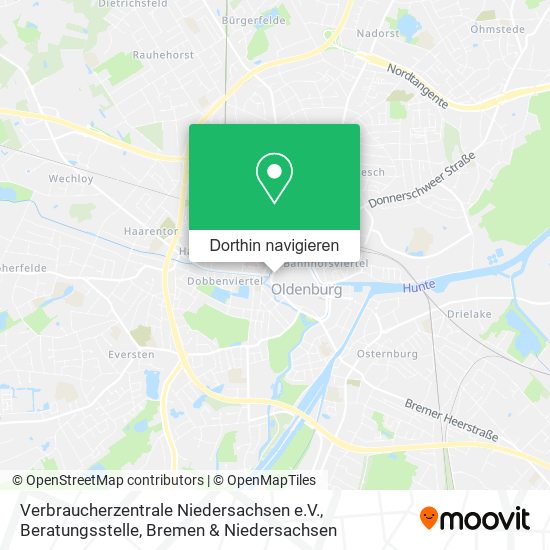 Verbraucherzentrale Niedersachsen e.V., Beratungsstelle Karte