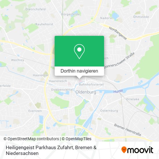 Heiligengeist Parkhaus Zufahrt Karte