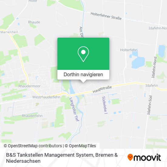 B&S Tankstellen Management System Karte