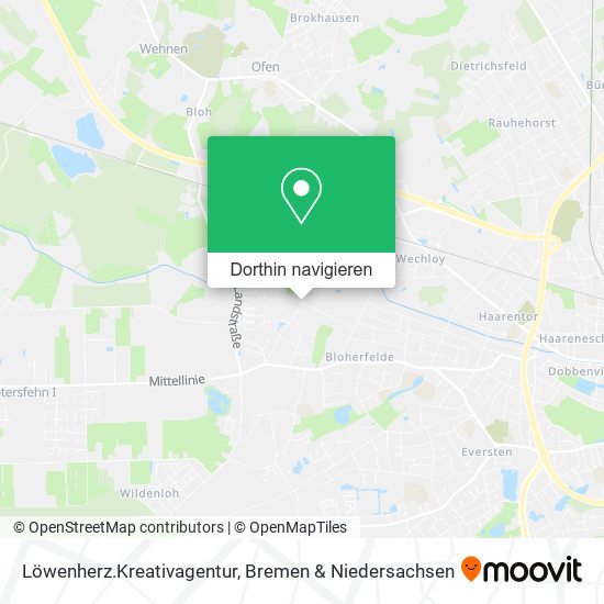 Löwenherz.Kreativagentur Karte