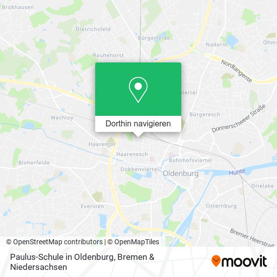 Paulus-Schule in Oldenburg Karte
