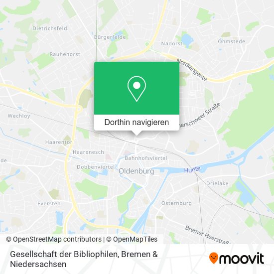 Gesellschaft der Bibliophilen Karte