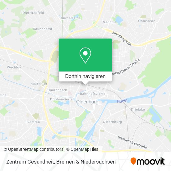 Zentrum Gesundheit Karte