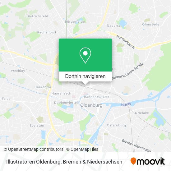 Illustratoren Oldenburg Karte