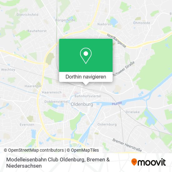 Modelleisenbahn Club Oldenburg Karte