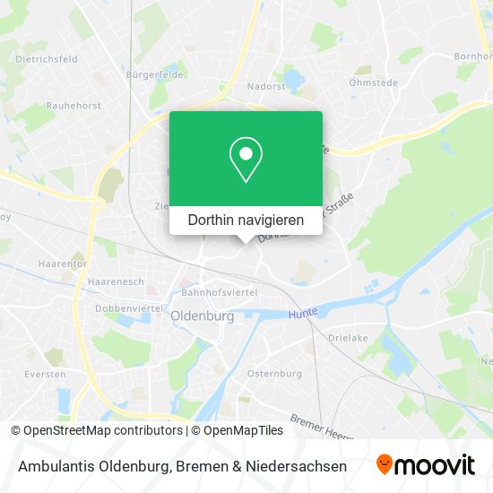 Ambulantis Oldenburg Karte