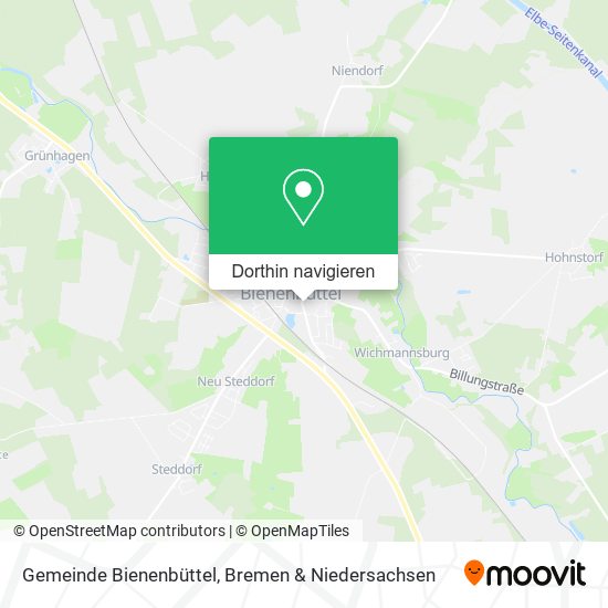 Gemeinde Bienenbüttel Karte