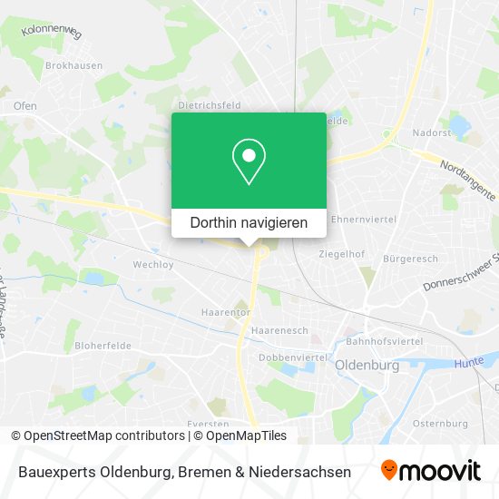 Bauexperts Oldenburg Karte