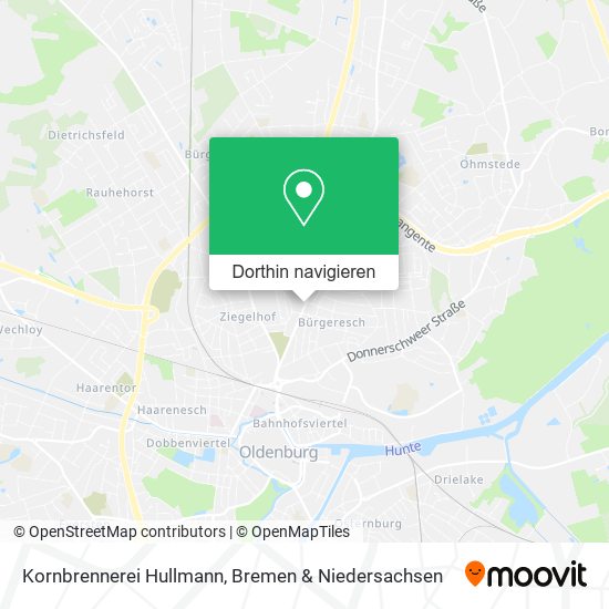 Kornbrennerei Hullmann Karte