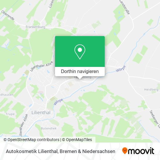 Autokosmetik Lilienthal Karte
