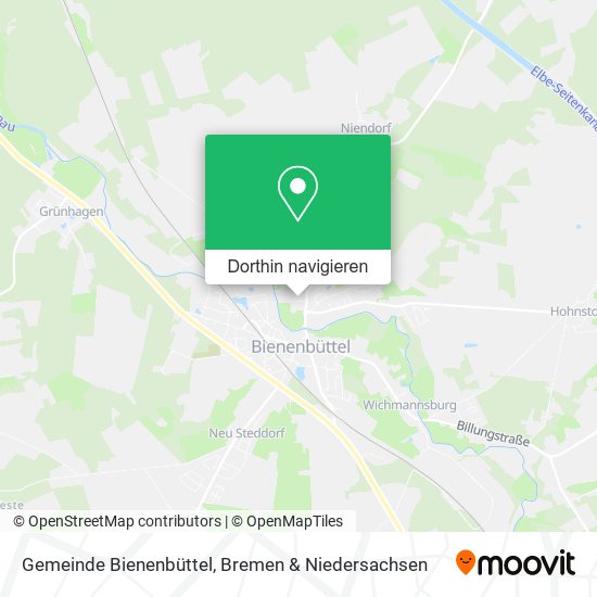 Gemeinde Bienenbüttel Karte