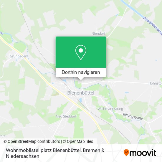Wohnmobilstellplatz Bienenbüttel Karte