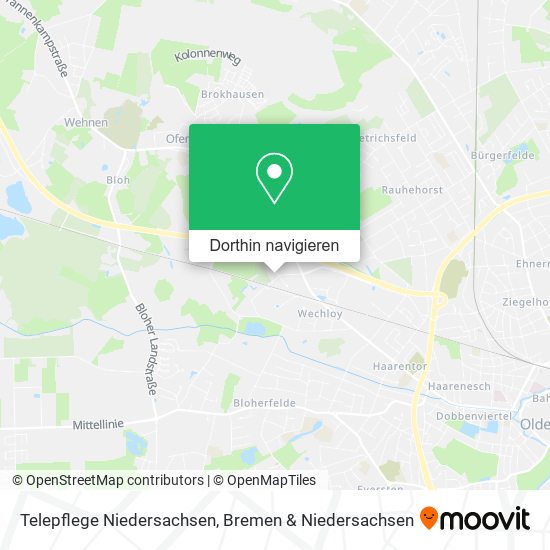 Telepflege Niedersachsen Karte
