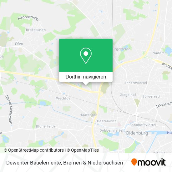 Dewenter Bauelemente Karte