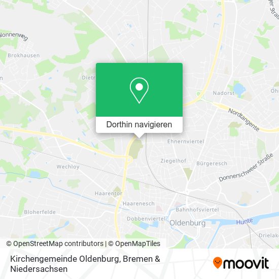 Kirchengemeinde Oldenburg Karte