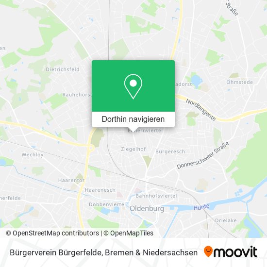 Bürgerverein Bürgerfelde Karte