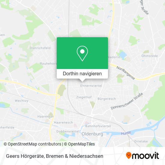 Geers Hörgeräte Karte