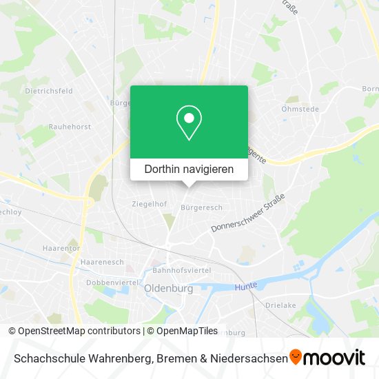 Schachschule Wahrenberg Karte