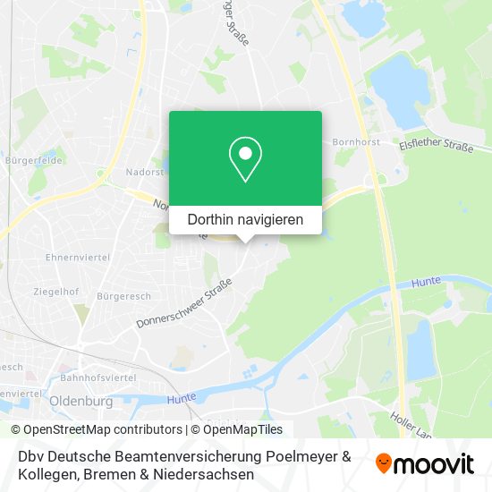 Dbv Deutsche Beamtenversicherung Poelmeyer & Kollegen Karte