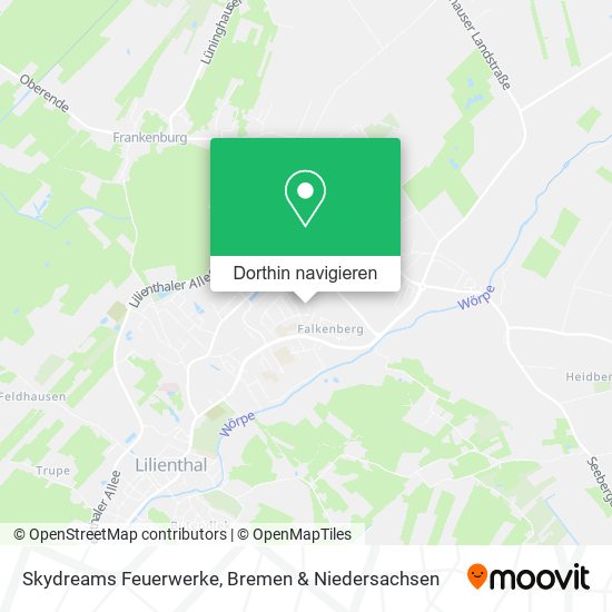 Skydreams Feuerwerke Karte