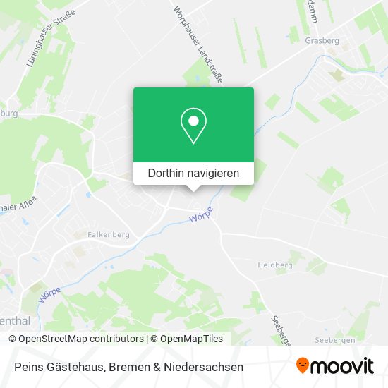 Peins Gästehaus Karte