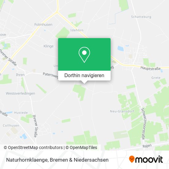 Naturhornklaenge Karte