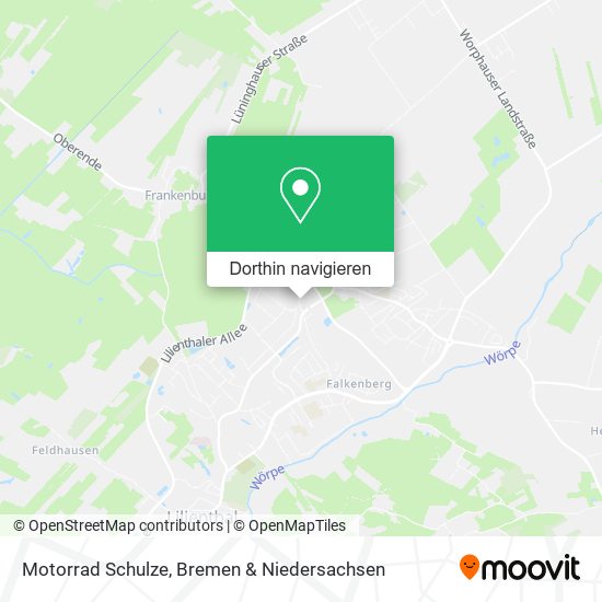 Motorrad Schulze Karte