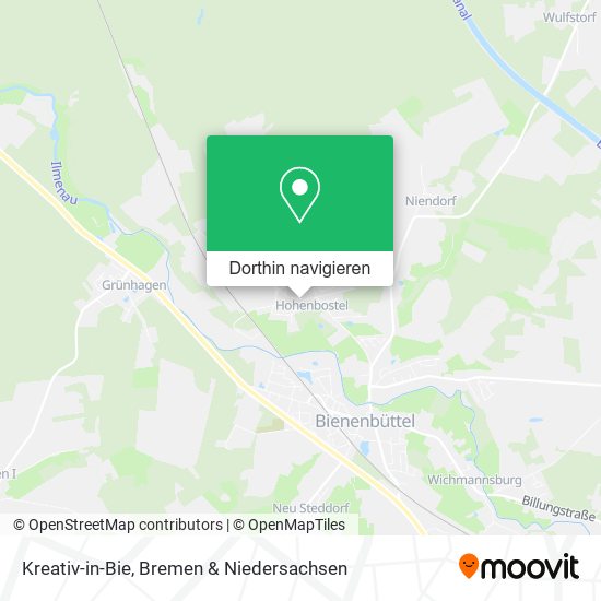 Kreativ-in-Bie Karte