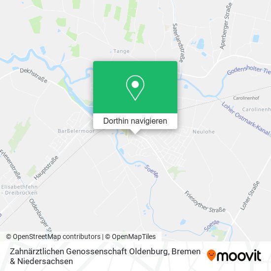 Zahnärztlichen Genossenschaft Oldenburg Karte