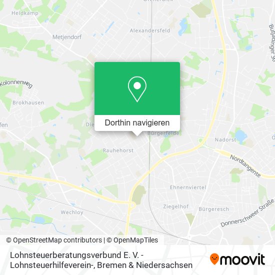 Lohnsteuerberatungsverbund E. V. -Lohnsteuerhilfeverein- Karte