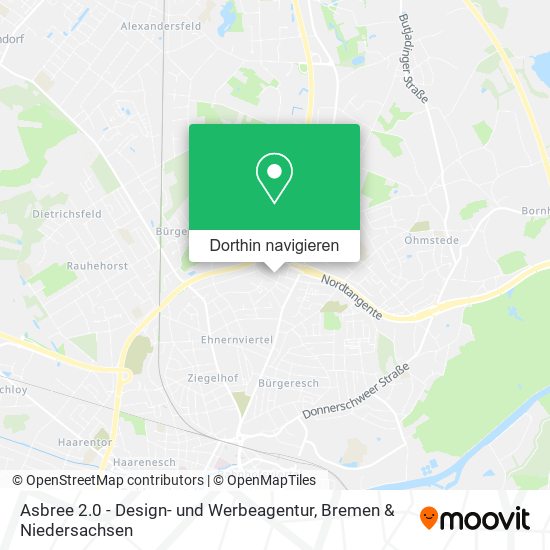 Asbree 2.0 - Design- und Werbeagentur Karte