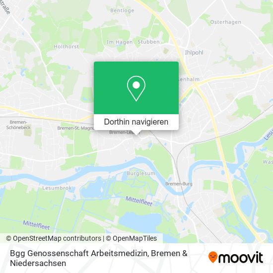 Bgg Genossenschaft Arbeitsmedizin Karte