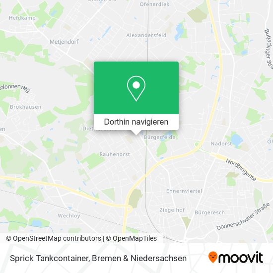 Sprick Tankcontainer Karte