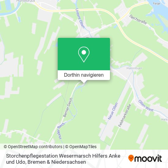 Storchenpflegestation Wesermarsch Hilfers Anke und Udo Karte