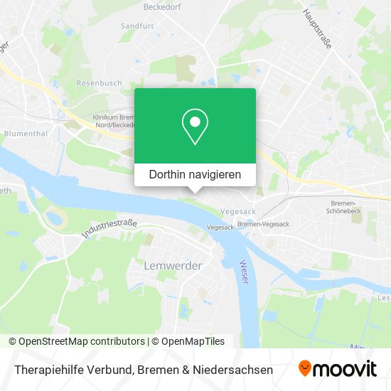 Therapiehilfe Verbund Karte