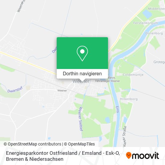 Energiesparkontor Ostfriesland / Emsland - Esk-O Karte