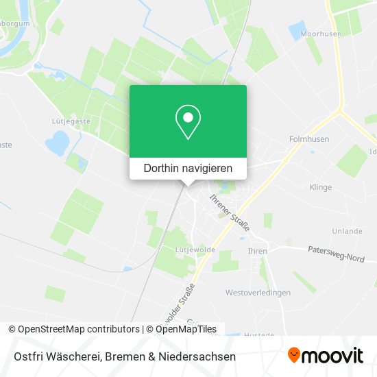 Ostfri Wäscherei Karte