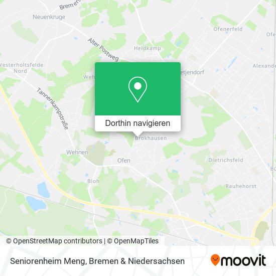 Seniorenheim Meng Karte